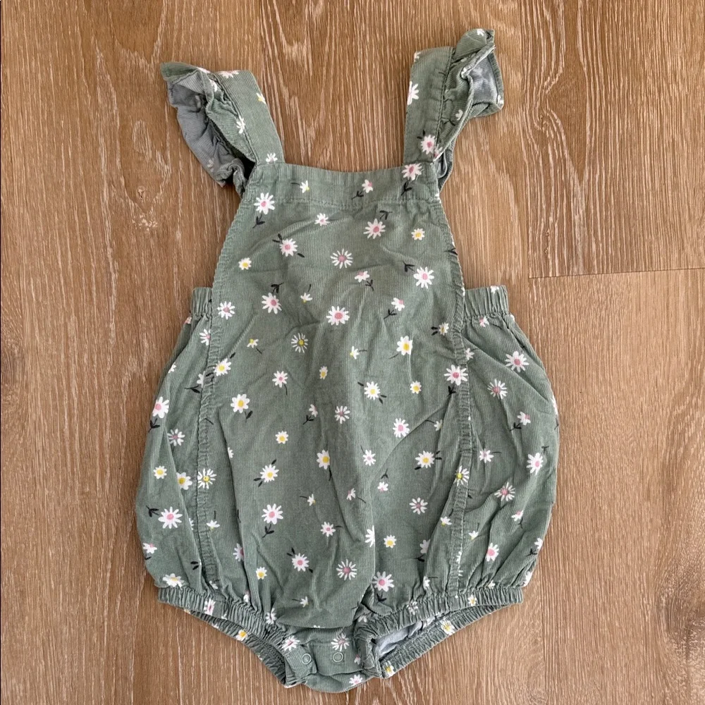 Angel Dear Floral Corduroy Bubble Onesie Size 18-24 Months - Picture 1 of 5